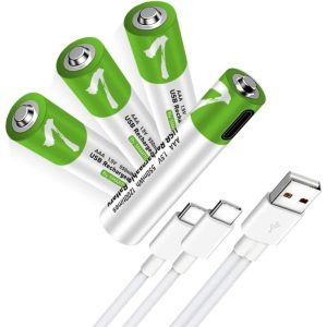 USB rechargeable battery 550mWh 1.5V AAA