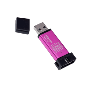 Mini USBISP USBASP Programmer Aluminum for 51 single chip AVR WIN7 64（Color Random）`