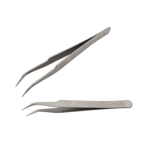 Color tweezer ST-15 fine tip curved (120mm)