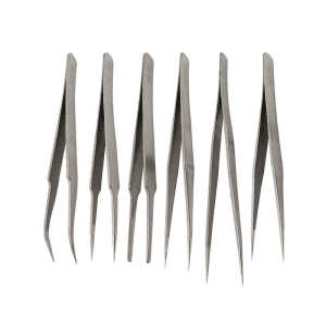 Color tweezer st-12 fine tip straight (135mm)
