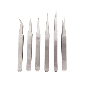 Color tweezer st-11 fine tip straight (140mm)