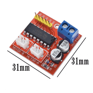 2.5A Dual Bridge Brushed DC Motor Drive Controller Board ModuleNote：2022.3.24，Upgrade from Blue to R