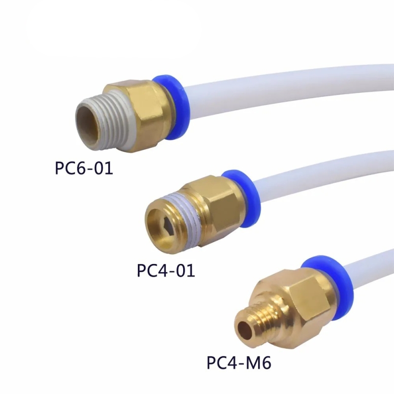 Blue head remote tube plug 3/8"-OD6 tube-4mm hexagonal hole - Image 2