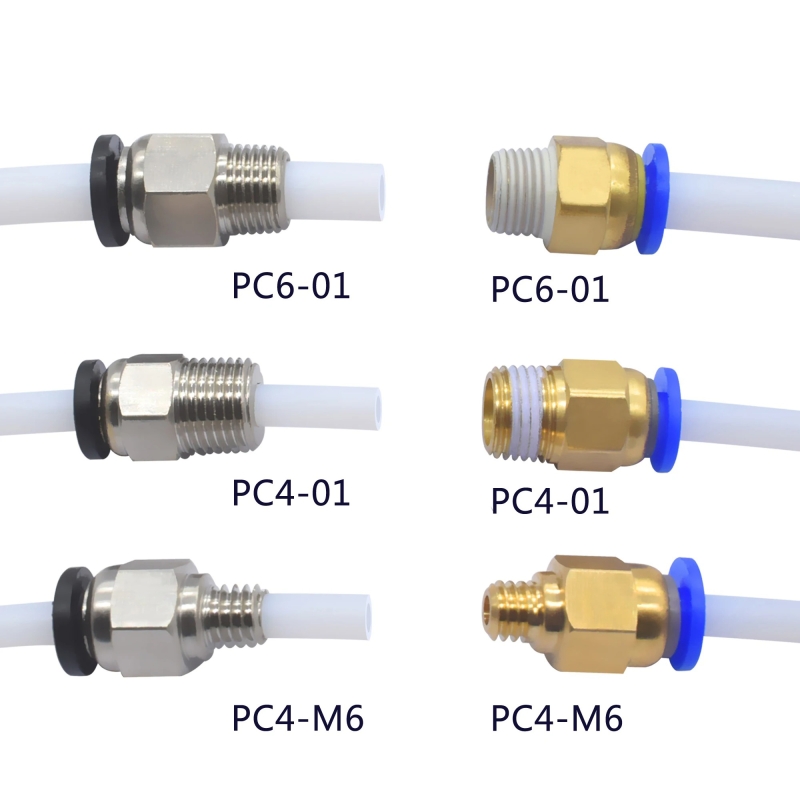 Blue head remote tube plug 3/8"-OD6 tube-4mm hexagonal hole - Image 3