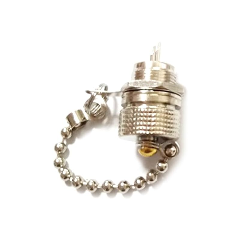 GX12 metal cap with chain - Image 3