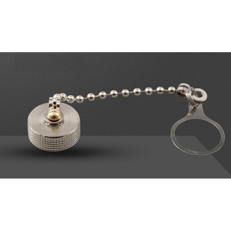 GX12 metal cap with chain - Image 4