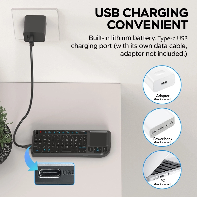 A8 flying mouse 2.4G wireless mini white - Image 3