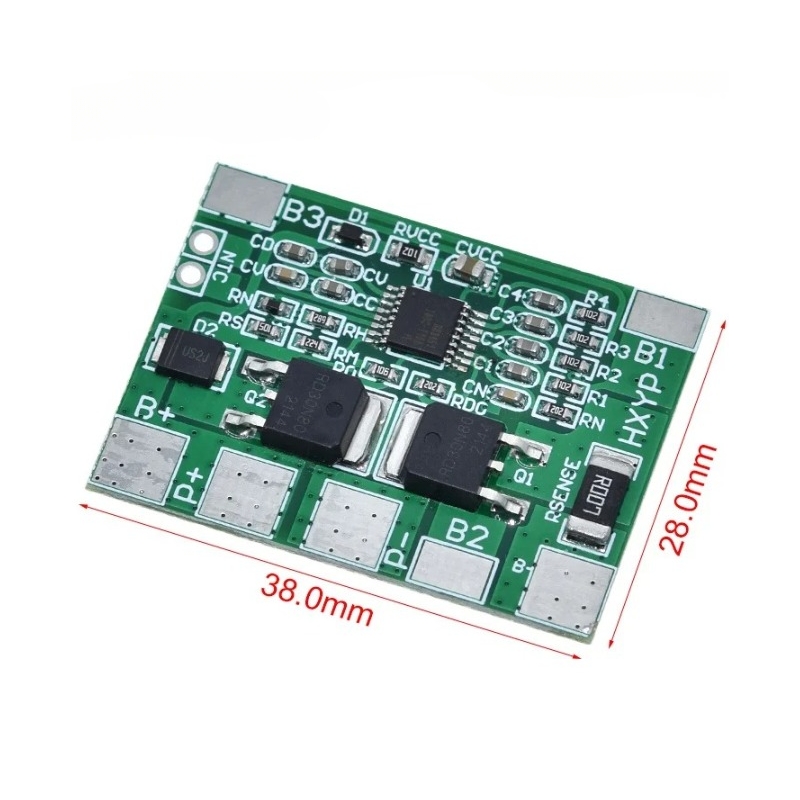 TZT BMS 4S 3.2V 8A LiFePO4 Lithium Battery Charge Protection Board - Image 4