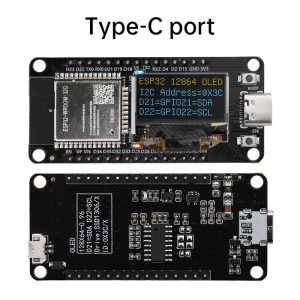ESP32 ESP-WROOM-32D WiFi Bluetooth Development Board 0.96 Inch CH340 Wireless Type C