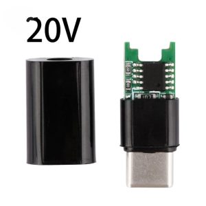 20V Trigger Type C Male USB Fast Charging Decoy Module With Black Shell 