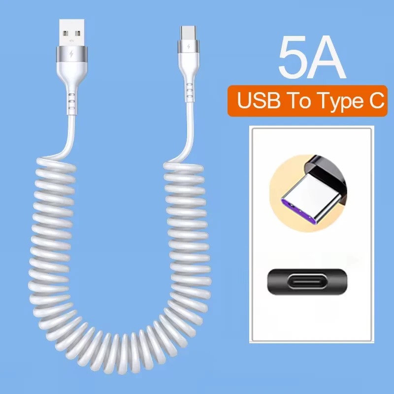 5A Type-C Super Fast Charging 1M white - Image 2