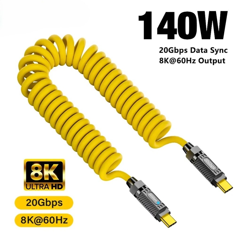 USB revolving C female 120W adapter