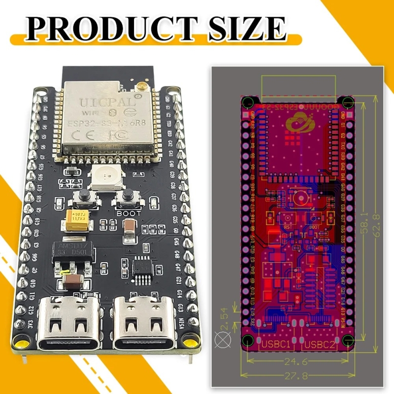 Individual expansion board (without ESP32 development board) - Image 3