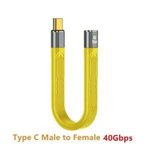Type-C male to female 40Gbps 