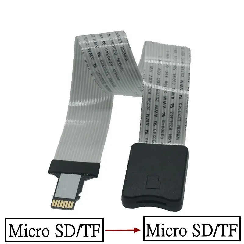 TF Male Female To Micro SD Female Male Card Reader Cable Extender TF-TF 10cm