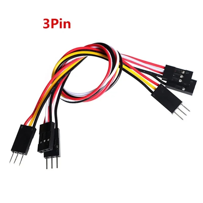 2.54MM Pitch Dupont Wire Male-Male 30cm 3Pins