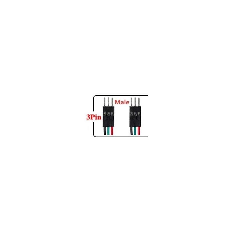 2.54MM Pitch Dupont Wire Male-Male 30cm 3Pins - Image 3