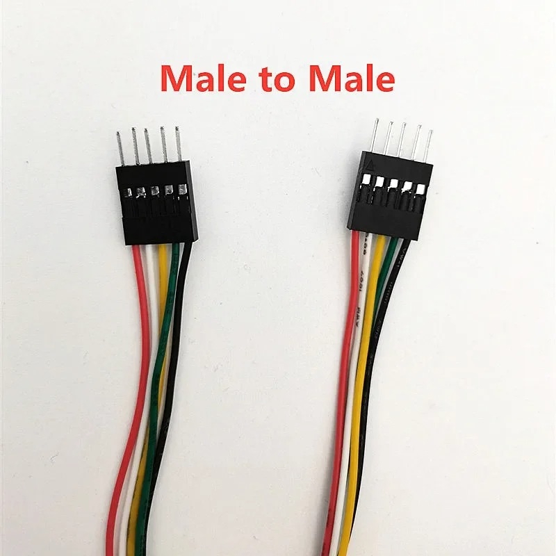 2.54MM Pitch Dupont Wire Male-Male 30cm 4Pins - Image 2
