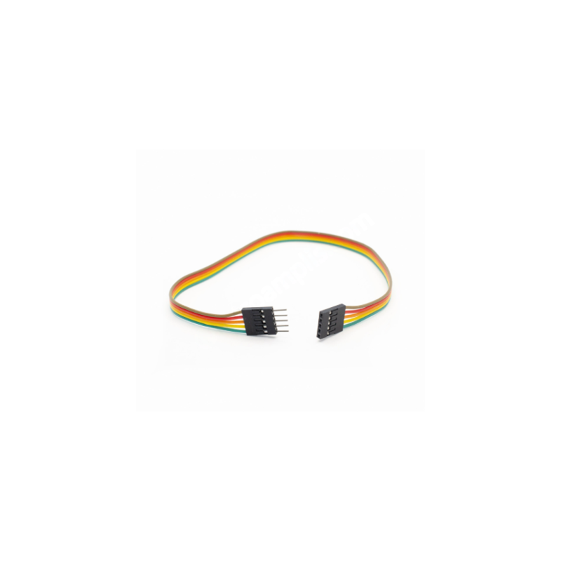 2.54MM Pitch Dupont Wire Female-Male 30cm 5Pins