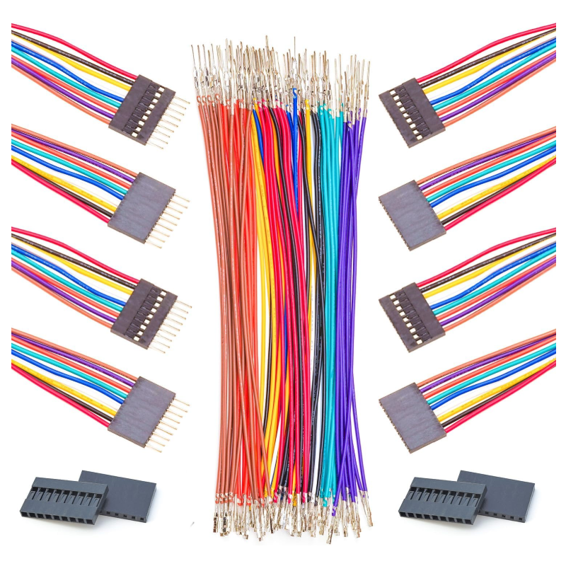 2.54MM Pitch Dupont Wire Female-Male 30cm 9Pins