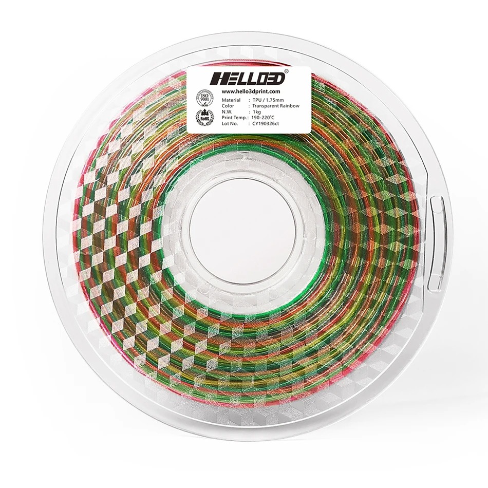 Transparent Rainbow 0.8kg TPU - Image 2